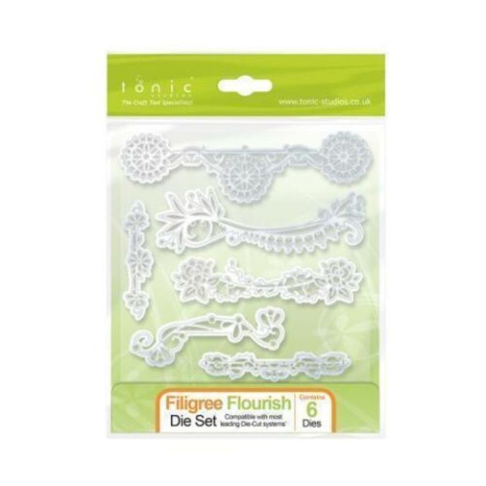 Tonic Studios Filigree Flourish Die Set